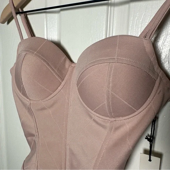 Haute Monde Pink Bodysuit - Picture 6 of 14